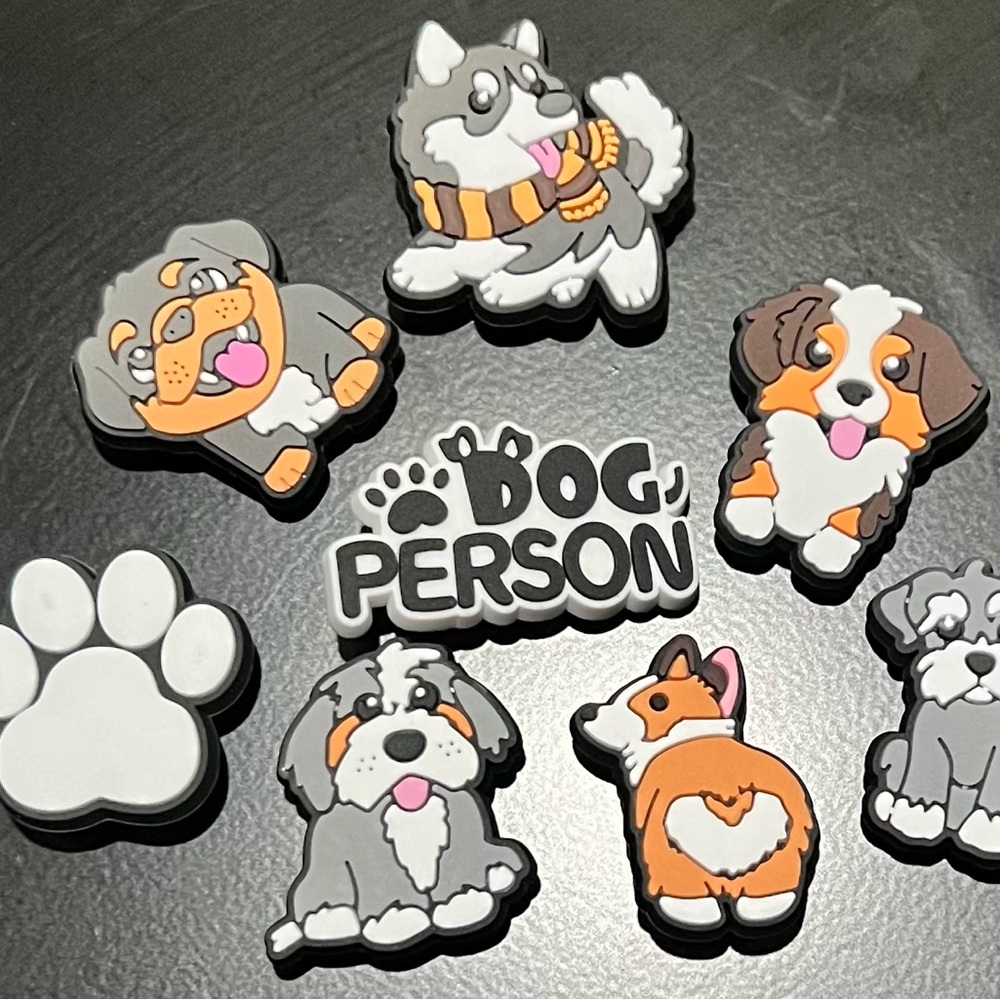 Dog Croc Charms Set